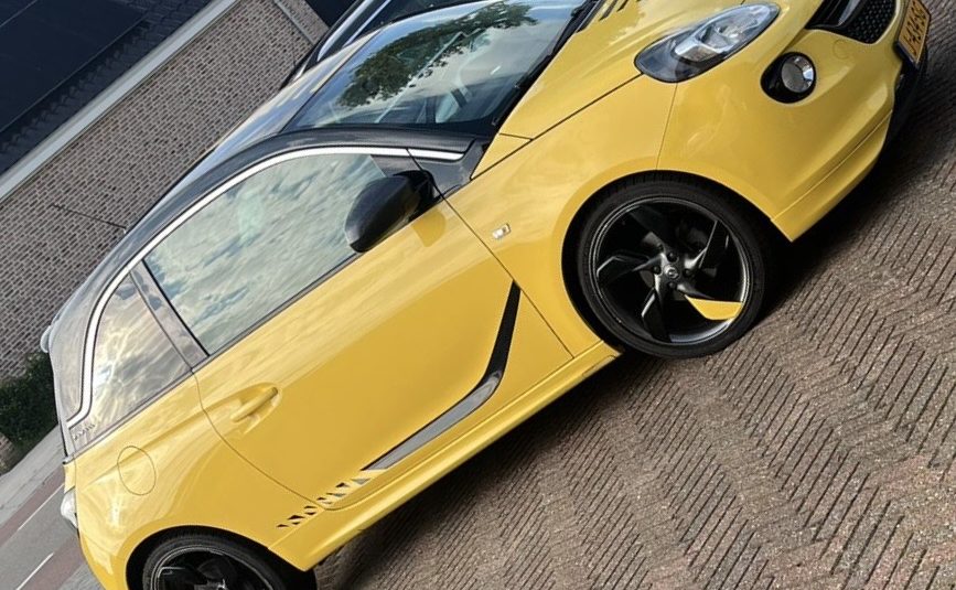 Opel Adam 1.4 16v Slam Yellow&Black •18” LM-Velgen / Half Leder Interieur / Automatische Airconditioning / Cruise Control / LED Verlichting• ZEER MOOIE & NETTE AUTO