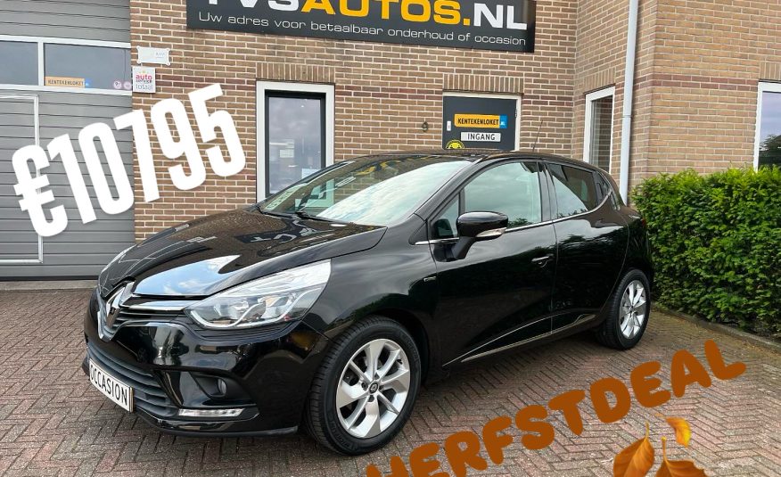 Renault Clio 0.9 TCE 5-Deurs Limited •Airconditioning / Navigatie / Parkeersensoren / LM-Velgen / Isofix / Winterbandenset• 1e Eigenaar & ZEER NETTE AUTO