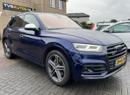 Audi SQ5 3.0 TFSI Quattro V6T S-Line 354PK •Automatische Airconditioning / Luchtvering / Alarminstallatie / 20” Lichtmetalen Velgen / Ambient Light / Trekhaak / Half Lederen Interieur & Alcantara / Navigatiesysteem / Audio Upgrade•