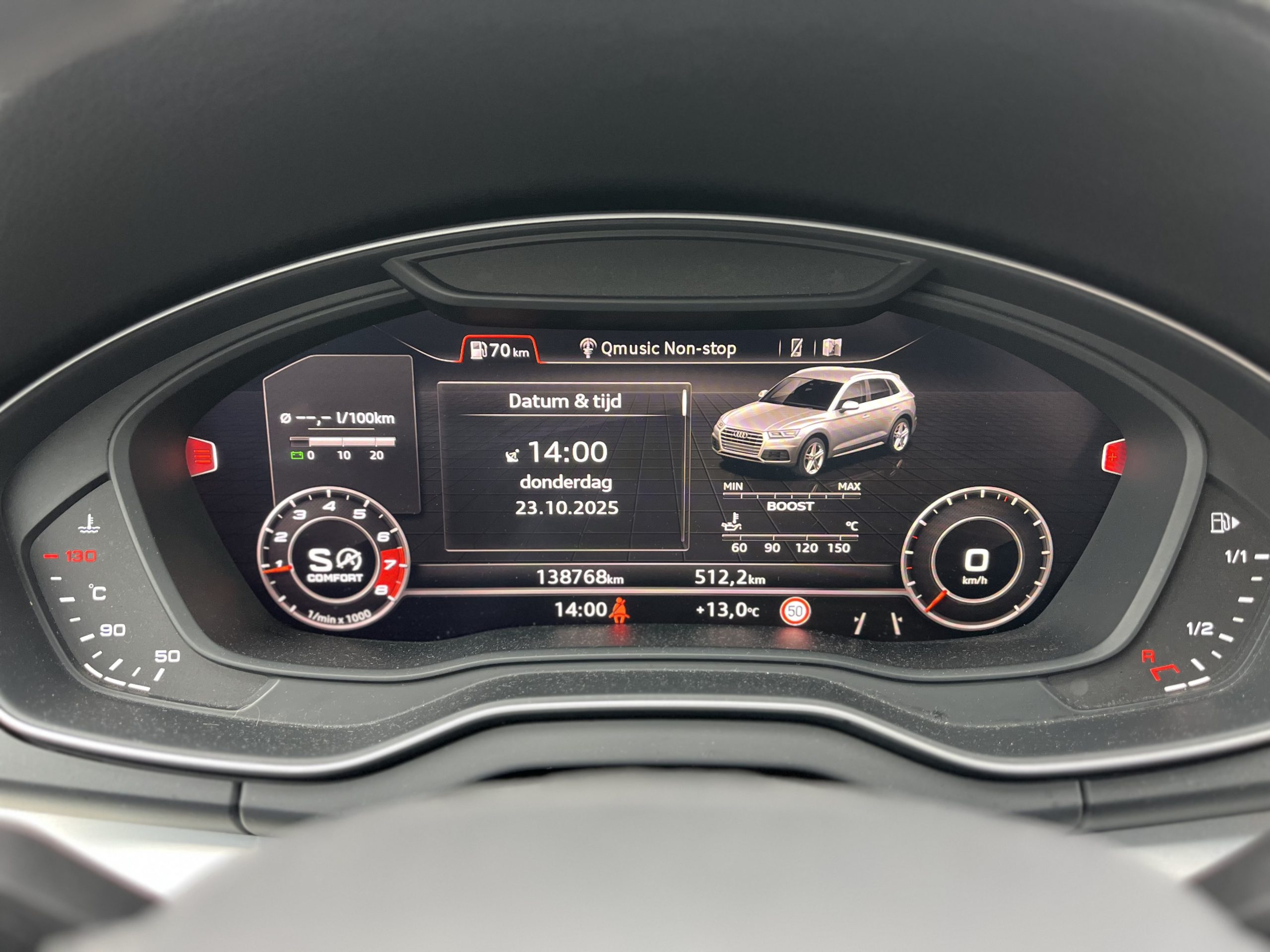 Audi SQ5 3.0 TFSI Quattro V6T S-Line 354PK •Automatische Airconditioning / Luchtvering / Alarminstallatie / 20” Lichtmetalen Velgen / Ambient Light / Trekhaak / Half Lederen Interieur & Alcantara / Navigatiesysteem / Audio Upgrade•